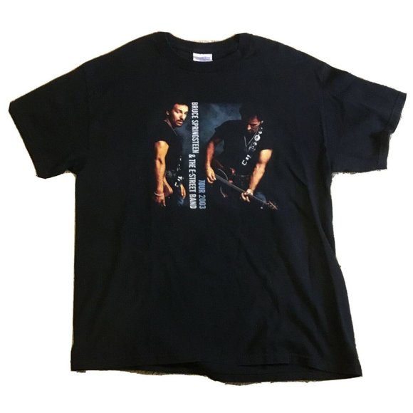 Springsteen Other - Vintage BRUCE SPRINGSTEEN & THE E STREET BAND 2003 TOUR CONCERT T-SHIRT Large
